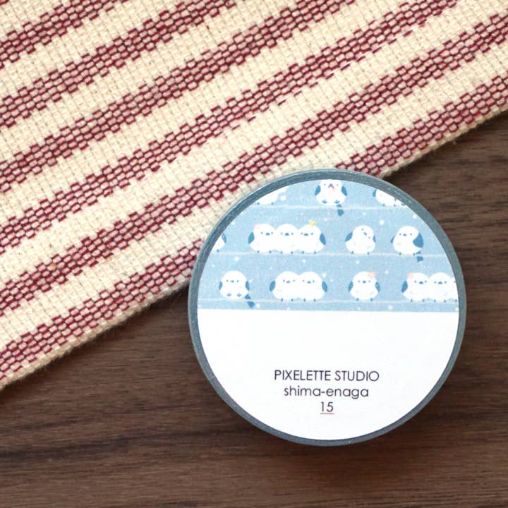 Shima-enaga Washi Tape for wholesale by Pixelette Studio