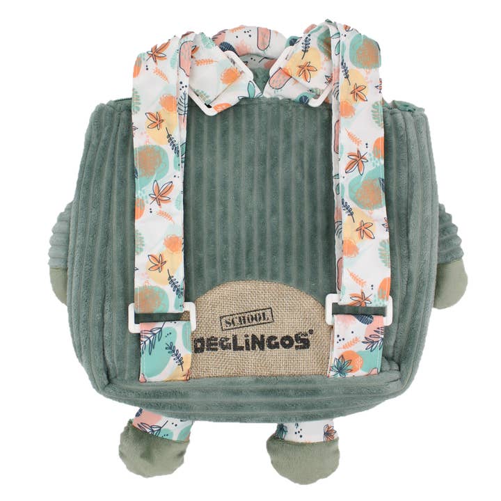 Les Déglingos, France – wholesale Backpack – Child – LES DEGLINGOS KID CORDUROY BACKPACK CHILLOS THE SLOTH1