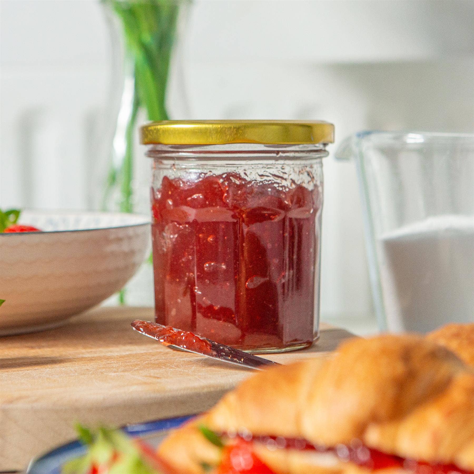 Rinkit Pty Ltd - Wholesale Jar - 310ml Glass Jam Jar with Lid - By Argon Tableware7