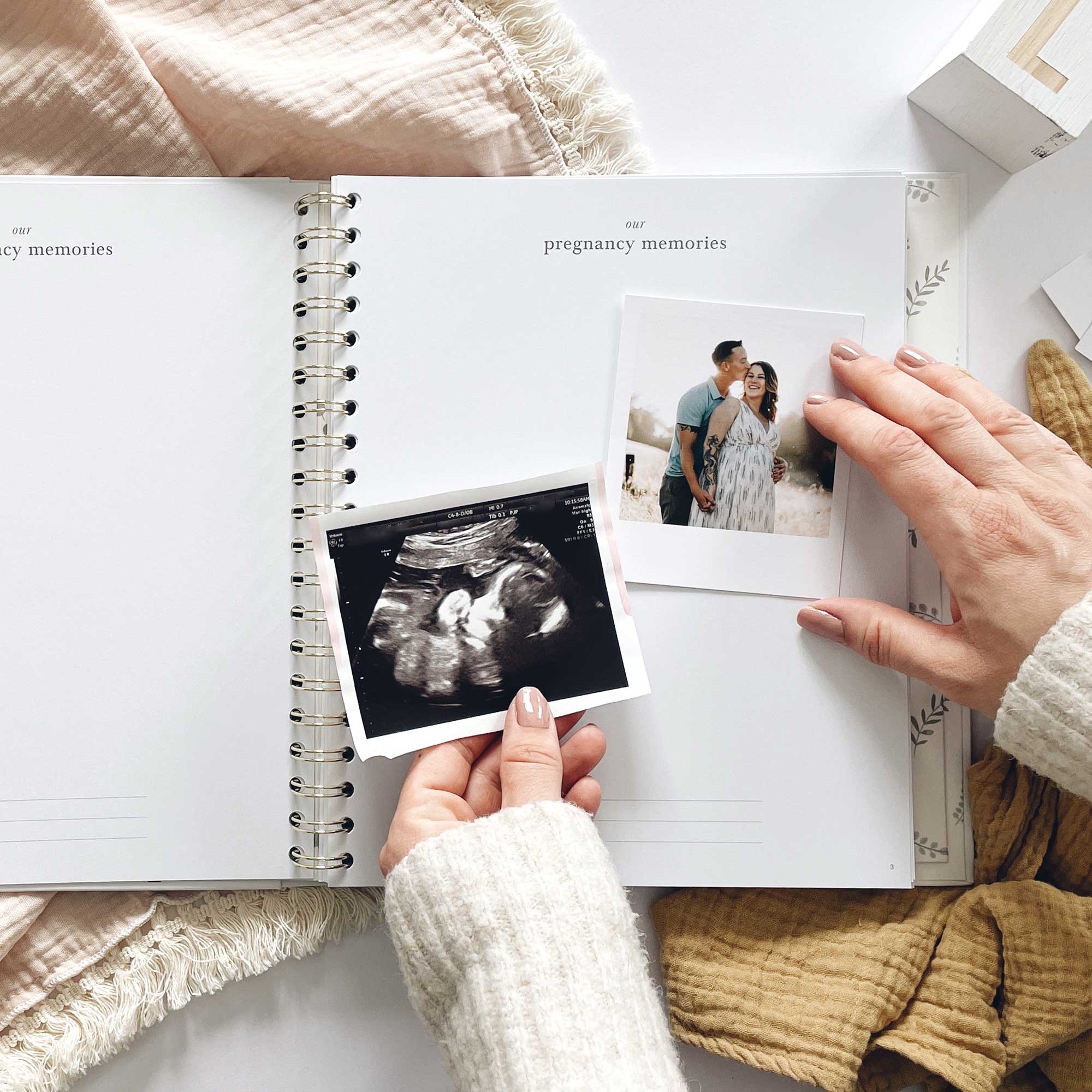 Blush And Gold - Wholesale Herinneringenboek - Kinderen en baby - My Baby Book (Dieren) luxe bewaarschrift met memory book + doos15