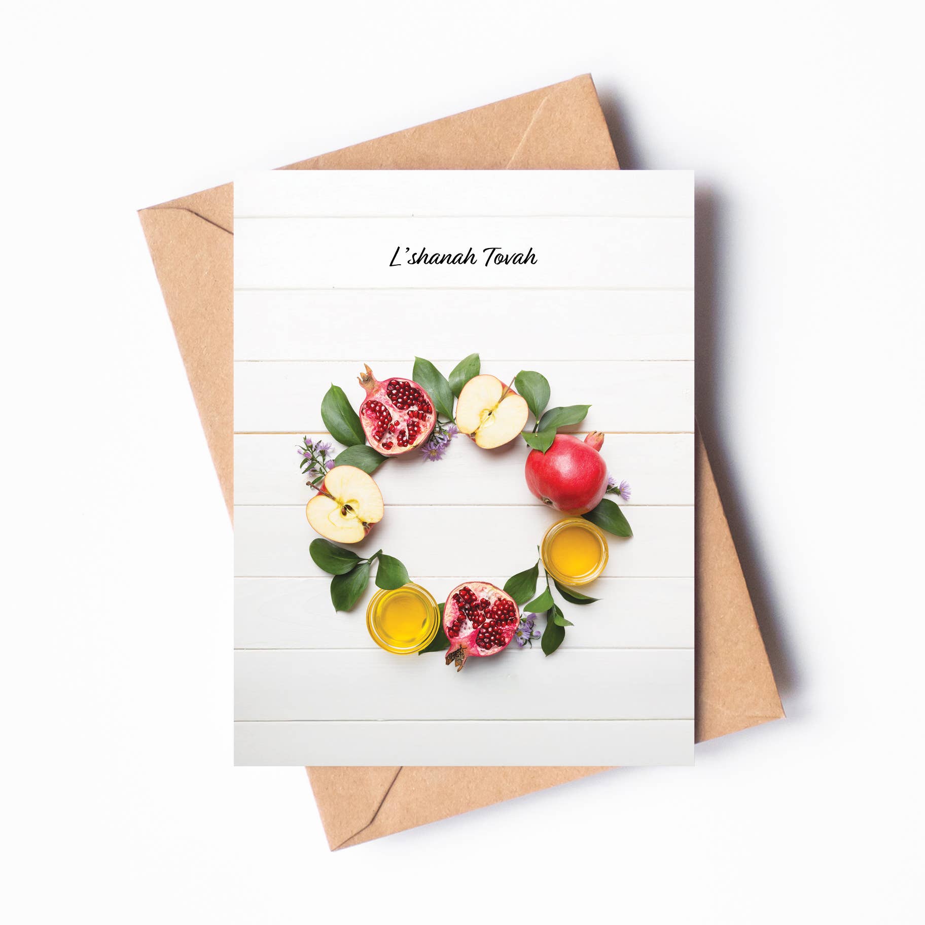 Oakwind Hollow – wholesale Rosh Hashanah-kort – Rosh Hashanah Krans Gratulationskort RH05 L'shanah Tovah1