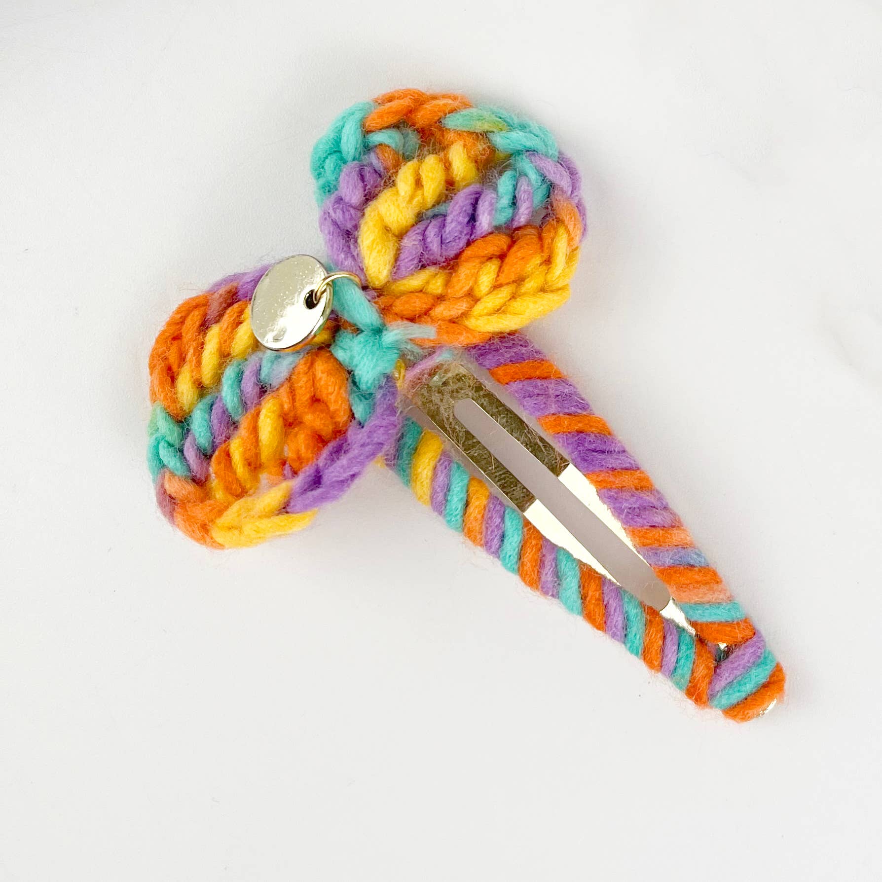 TheDivaSoap - Wholesale Hair Accessories Set - Women's - Rainbow colored braided set hair clips claw clips hair tie2