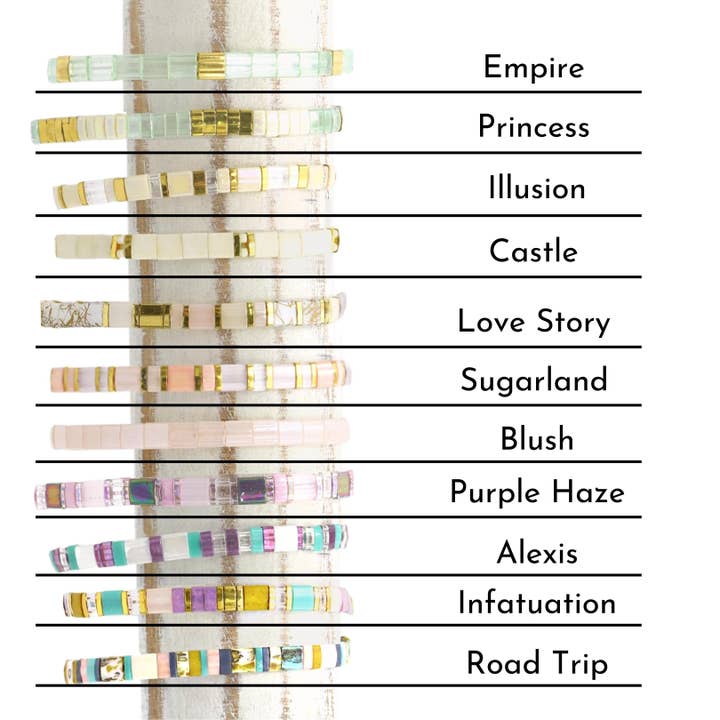 Mack & Rex – wholesale Beaded bracelet – SWEET ROMANCE Tila Bracelets - MIX YOUR PACK - Sizes XXS-5XL12