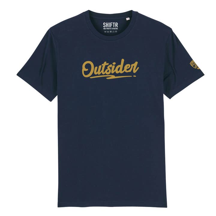 Outsider Tee - Navy for wholesale by Shiftr for Nature