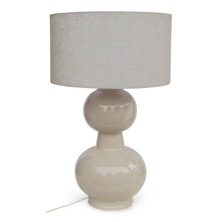 Opjet Paris - Wholesale Figurine Lamp - Laki beige lamp D40 H65cm