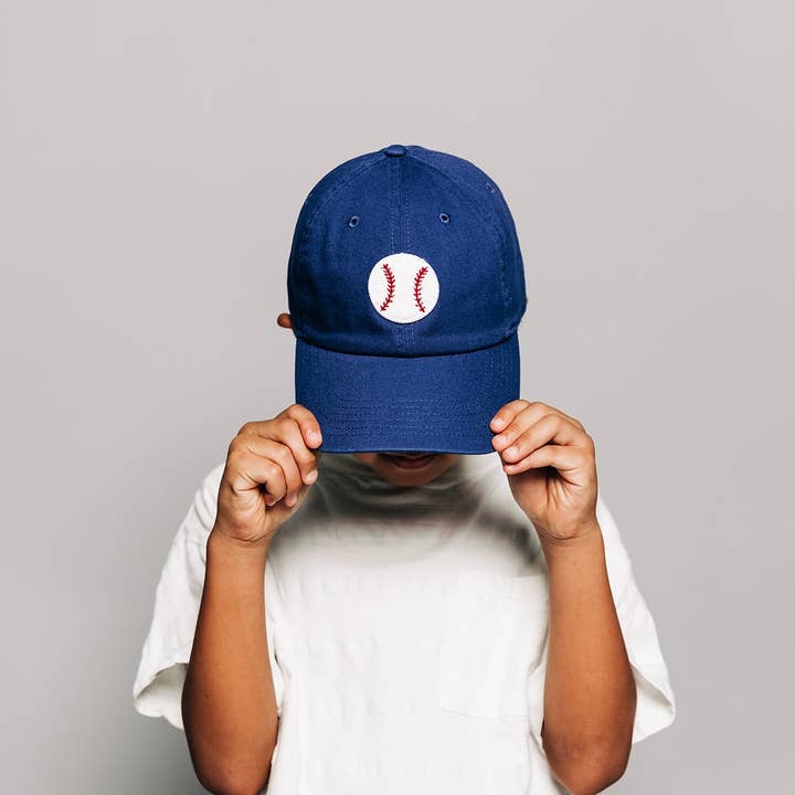Rey to Z - Wholesale Baseball Cap - Kids - Royal Blue Hat + Terry Baseball