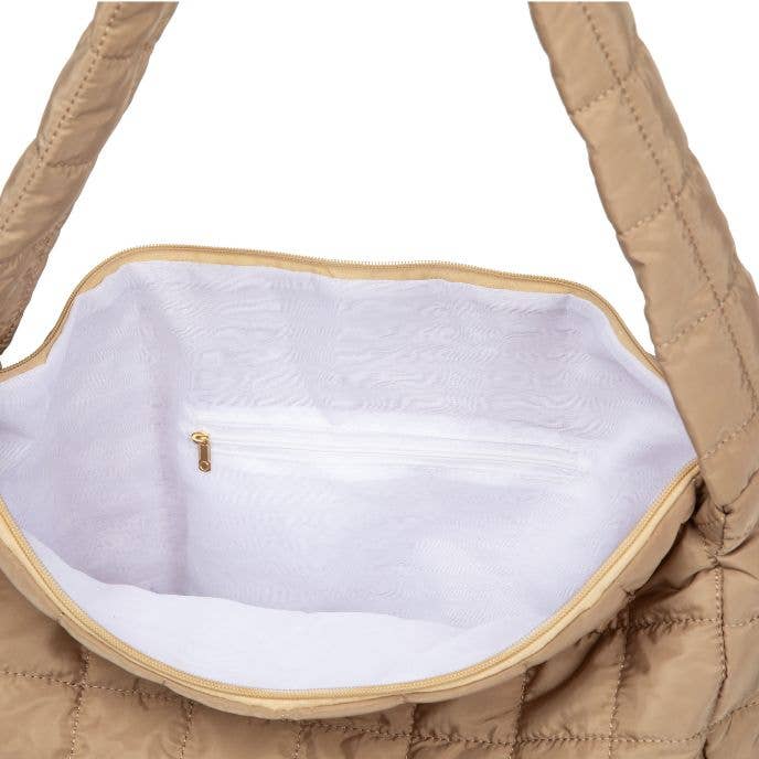 WillowLeaf - Wholesale Tote Bag - Women's - Stylish Quilted Tote Bag – Large Puffer Shoulder Bag