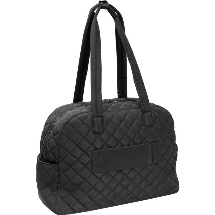 Magid - Wholesale Weekender Bag - Women's - Ellen Tracy 20 Inch Diamond Nylon Quilted Travel Duffel38