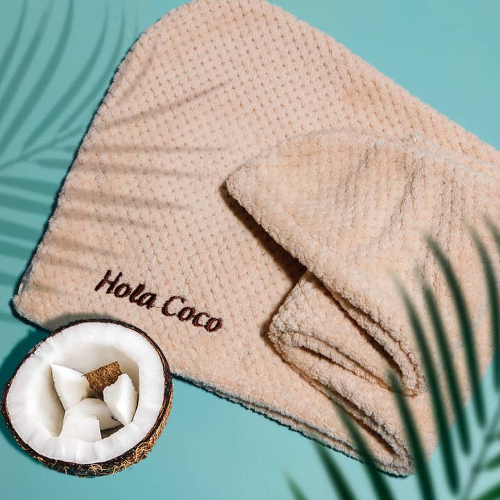 Hola Coco Microfiber Hair Towel for wholesale by Hola Coco