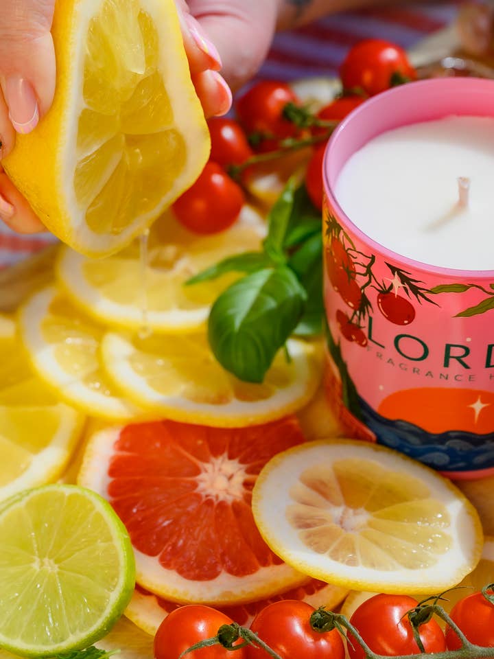Positano Luxury Candle | Decorated Candle | Scented Candle for wholesale by LORDS Fragrance House