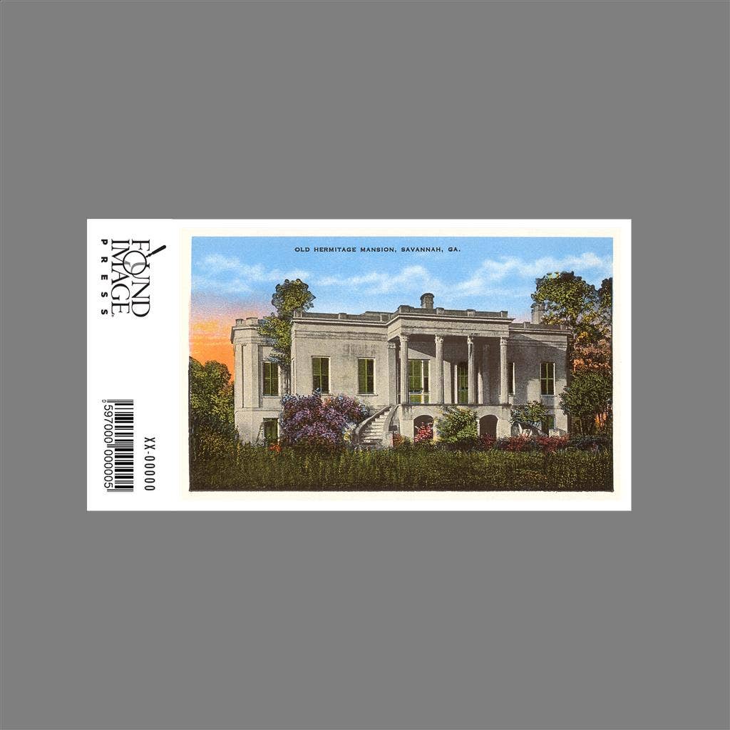 Found Image Press – Adesivo por atacado – Autocolante GA-105 Mansão Hermitage, Savannah1