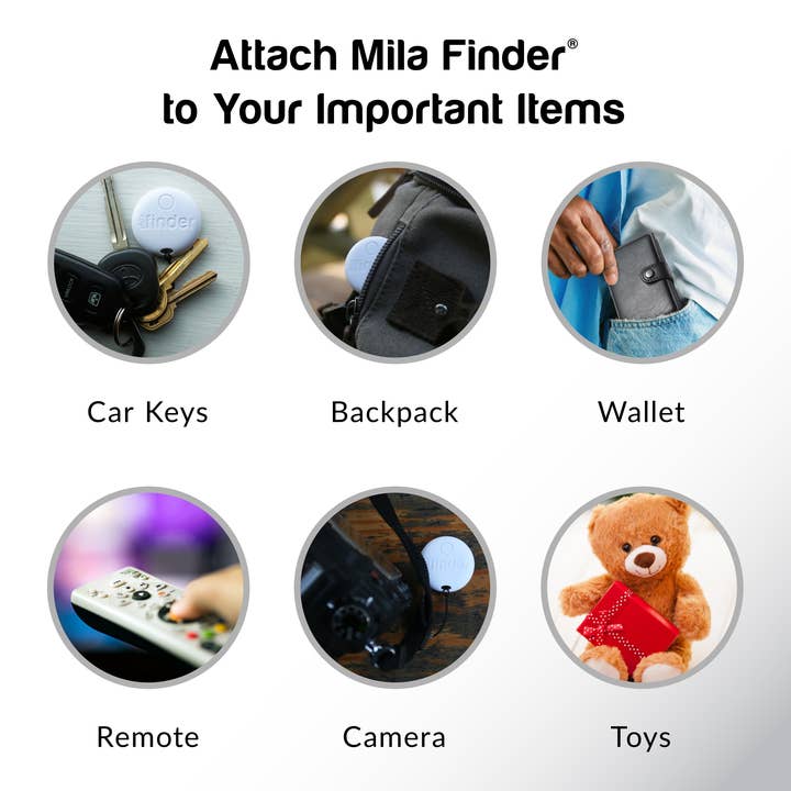 Mila Wholesale - Wholesale Retailer Display - Accessories - Mila Finder Bluetooth® Key Finder Bundle- FREE display