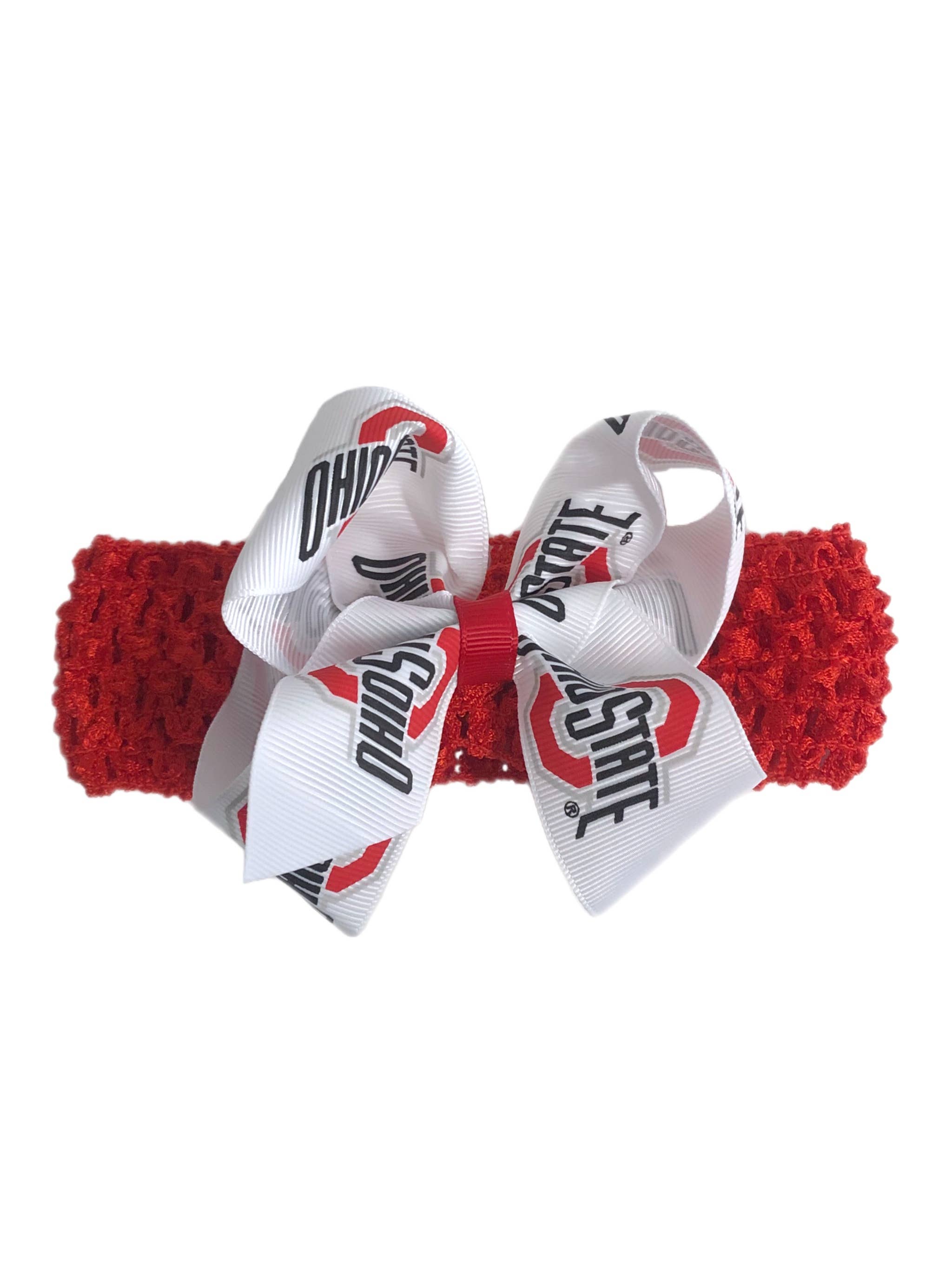 USA Licensed Bows and Accessories – wholesale Fashion headband – women's – Crochet Headband W/ Junior Bow #2672