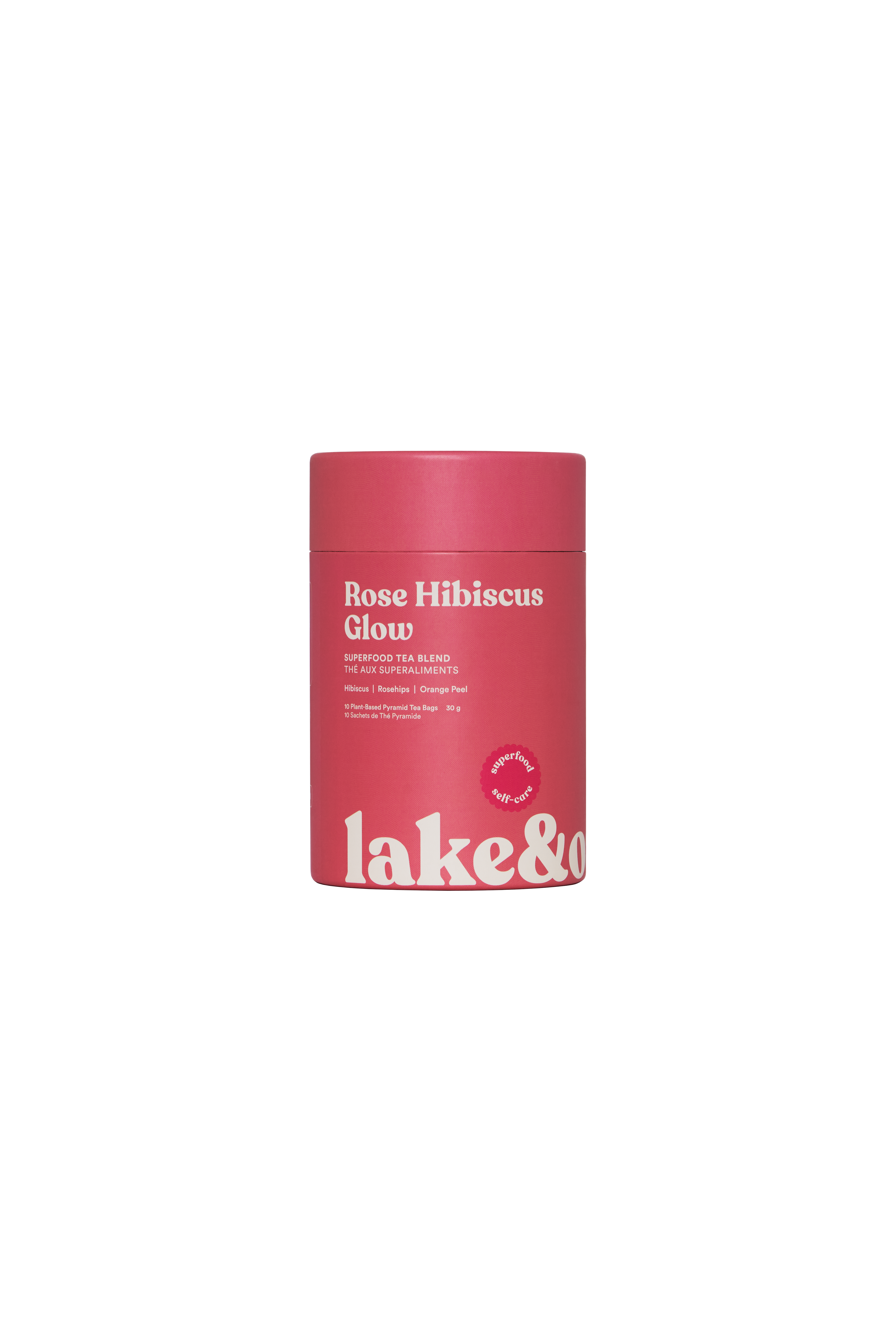 Lake & Oak Tea Co. - Wholesale Health/Detox Tea - Rose Hibiscus Glow - Superfood Tea Blend2