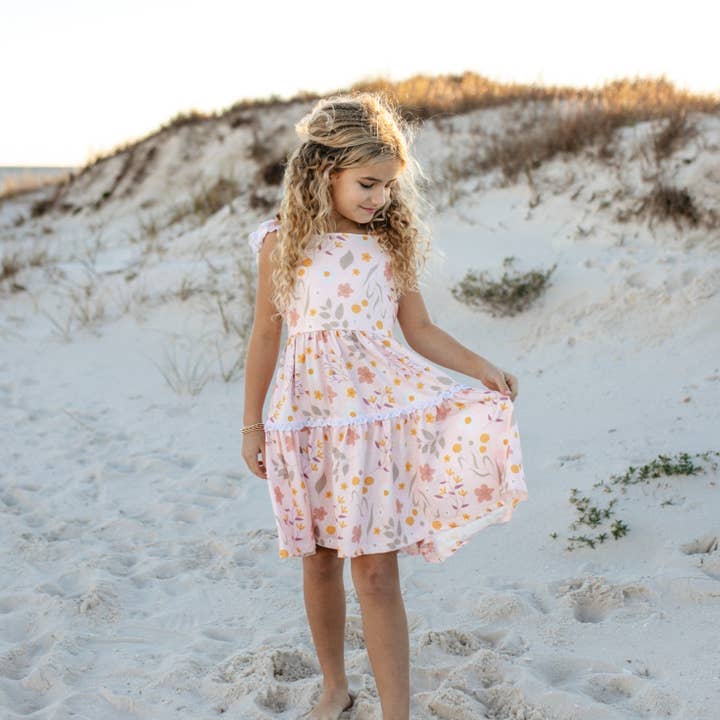 Wren & James - Wholesale Dress - Kids - Floral Double Tiered Dress