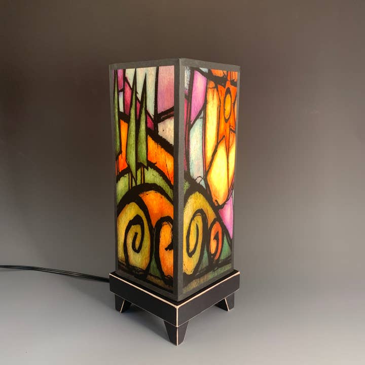 Macone Clay / Spooner Creek - Wholesale Accent/Desk Lamp - ML99 - Tree and Hill Lamp0