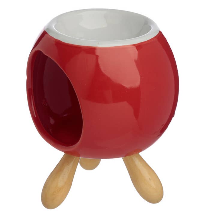 Puckator Ltd – wholesale Oil warmer – Eden Round Ceramic Oil Burner with Feet