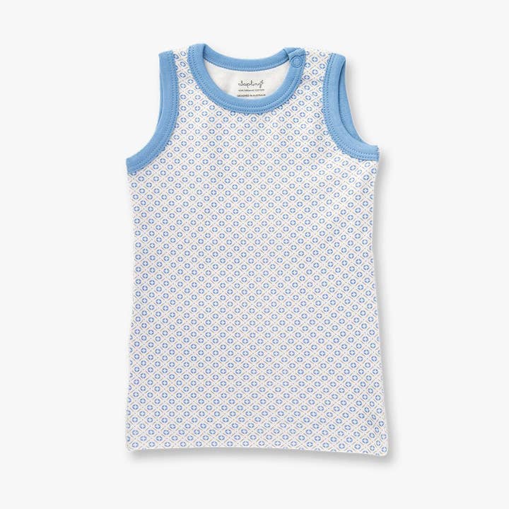 Camiseta sin mangas Little Baby Blue para venta al por mayor de Sapling Child