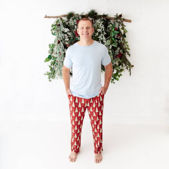 All Spruced Up Christmas Holiday Bamboo Loungewear für Herren für den Großhandel von Dreamiere