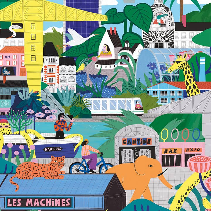 Pieces & Peace - Wholesale Puzzle - Adult - 1000 Piece Puzzle - Nantes City1