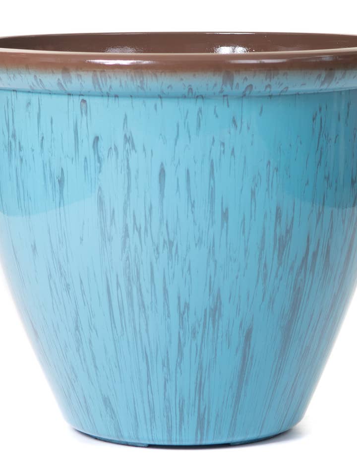 Pote de Esmalte de Corrida de 12" Aqua por atacado de Sunshine Ceramica