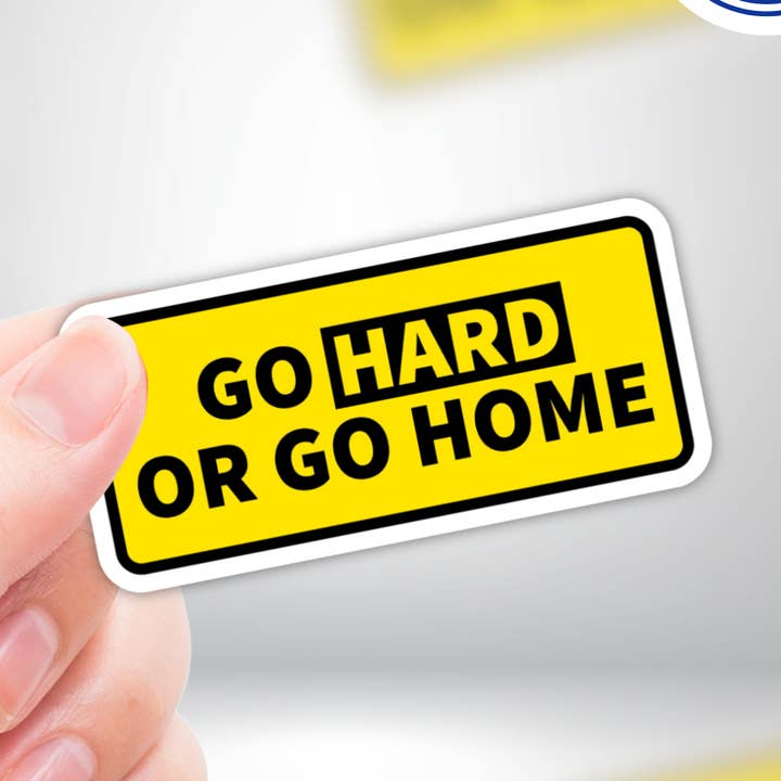 Autocolante Vinil Vai com Tudo ou Vai para Casa por atacado de Coyote Color