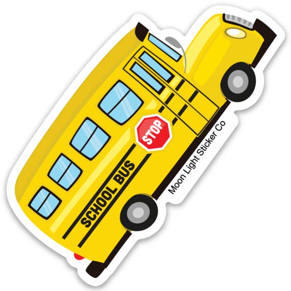 School Bus Sticker for wholesale by Moon Light Sticker Co