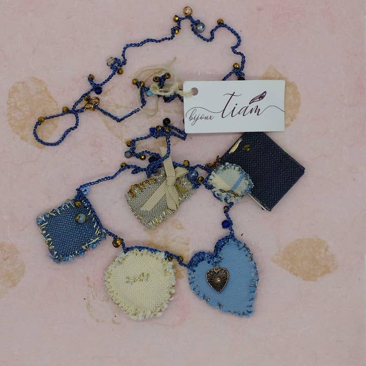 Collana con ciondoli “Extravaganza” Blue per la vendita all'ingrosso da parte di Tiám