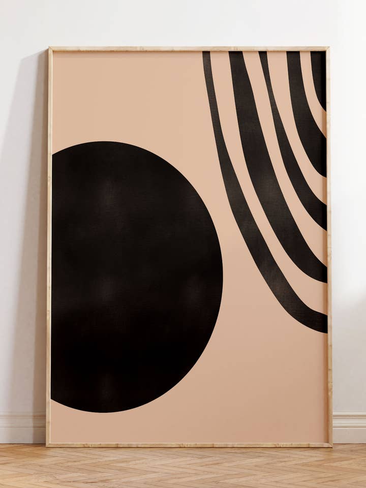 Impression d'art moderne Circles pour la vente par Illustrations Its Funny Howww Inc