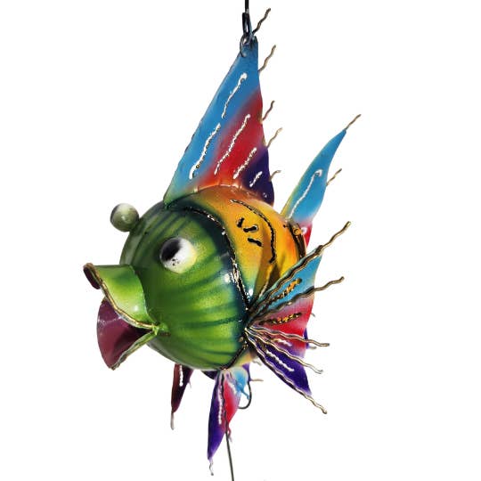 White Elephant - Wholesale Candle Holder - Metal Hanging Fish Candle Holder