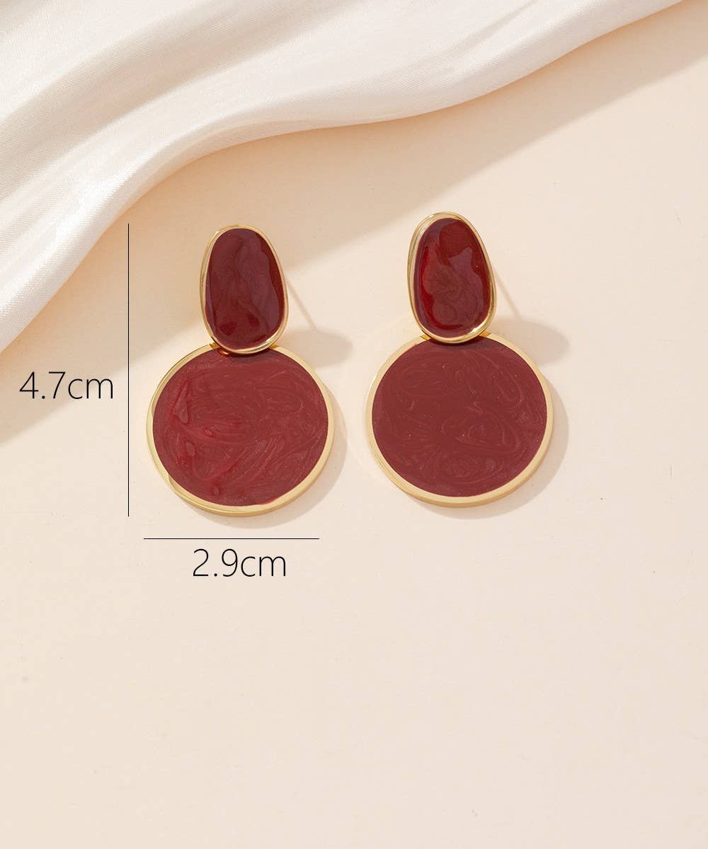 Blossom bijoux – wholesale Dangle earrings – 24BOA027 Steel Stud Earrings3