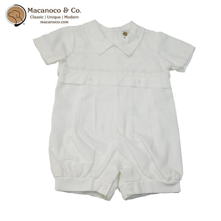 Jace Couture Strampler - Weiß für den Großhandel von Macanoco and Co.