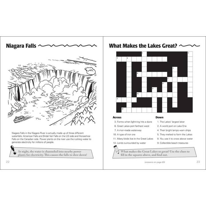 AdventureKEEN - Wholesale Coloring & Activity Book - Kids & Baby - Great Lakes Activity Book2