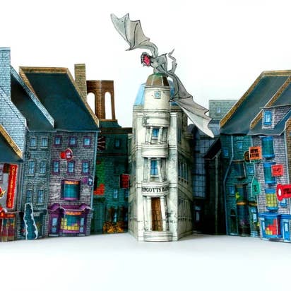 KikoIlustrador - Wholesale DIY Craft Kit - MAGICAL ALLEY - Cut-out Model