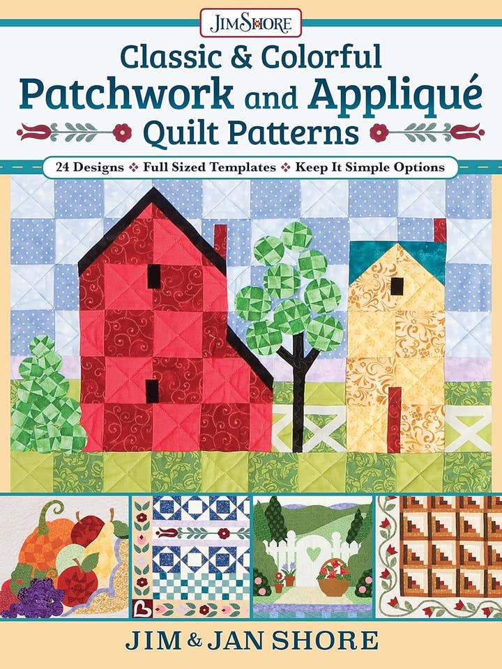 Classic & Colorful Patchwork and Appliqué Quilt Patterns for wholesale by Fox Chapel Publishing