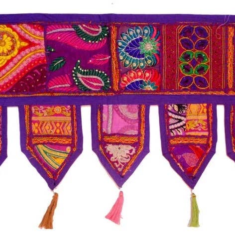 GYPSY STUDIO - Wholesale Tapestry/Textile - Door Toran Boho Window Valence Indian Door Hanging Bohemian1