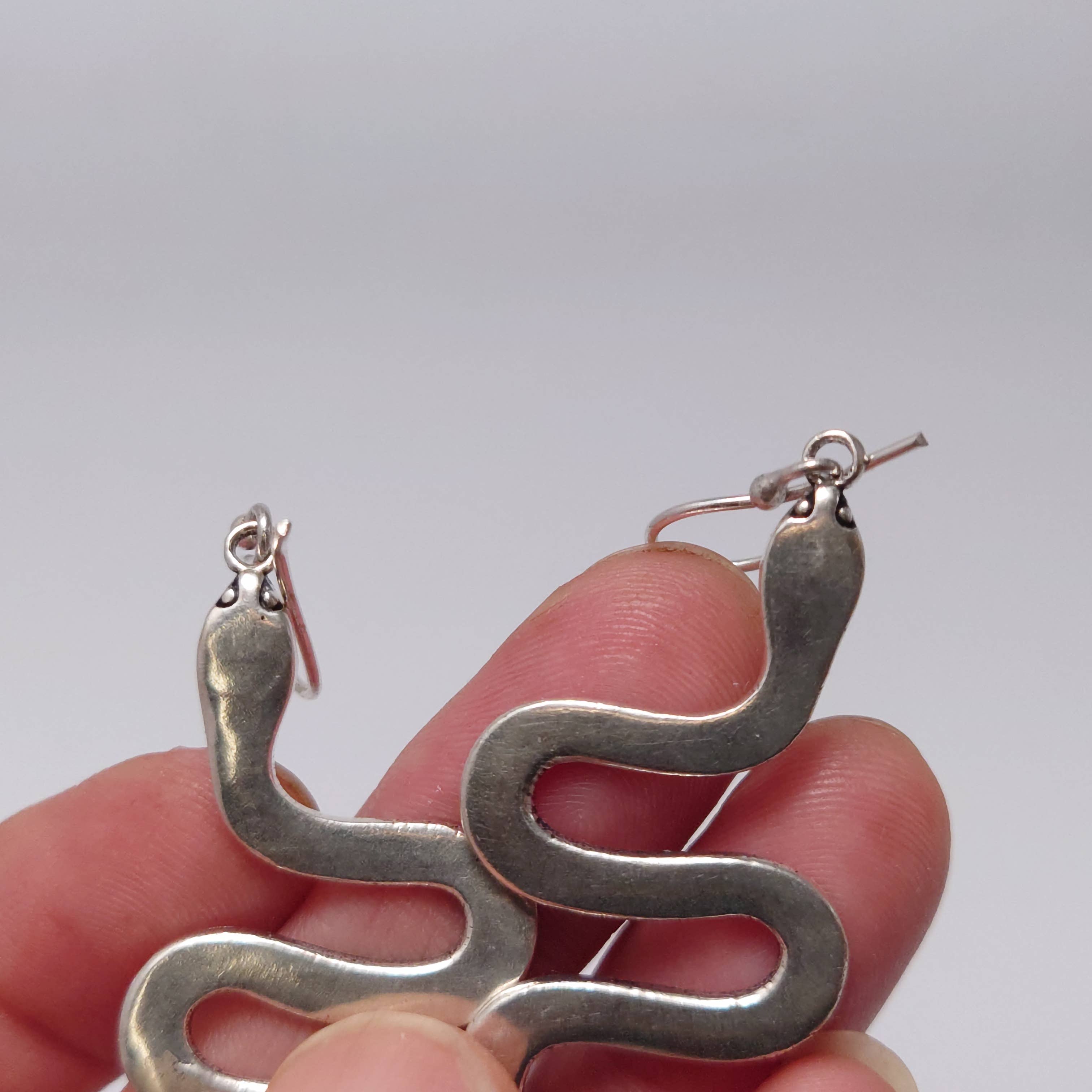 Tenzing Collections - Wholesale Dangle Earrings - Snake Earrings, Golden and Silver7