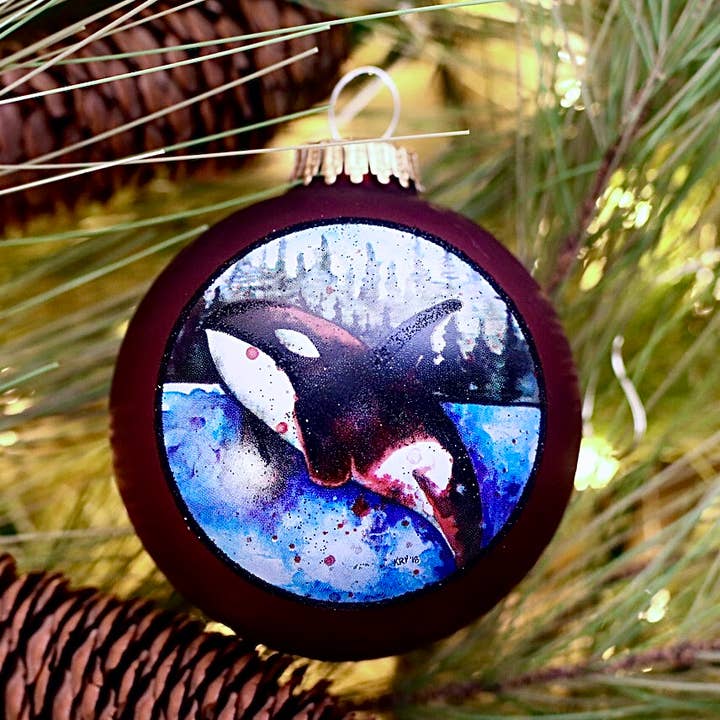 Orca - Decorazione in vetro per la vendita all'ingrosso da parte di Art For The Young At Heart