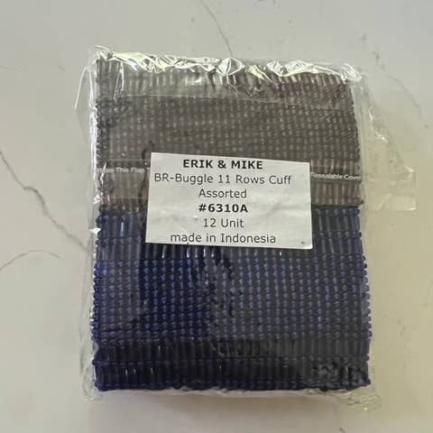 Erik & Mike - Wholesale Beaded Bracelet - Stretch bracelet Seed Beaded & bugle beads assorted 12