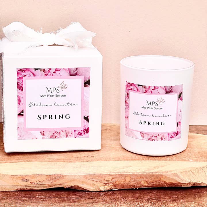 Mes p’tits senbon - Wholesale Jar/Filled Candle - Limited Edition Candle SPRING