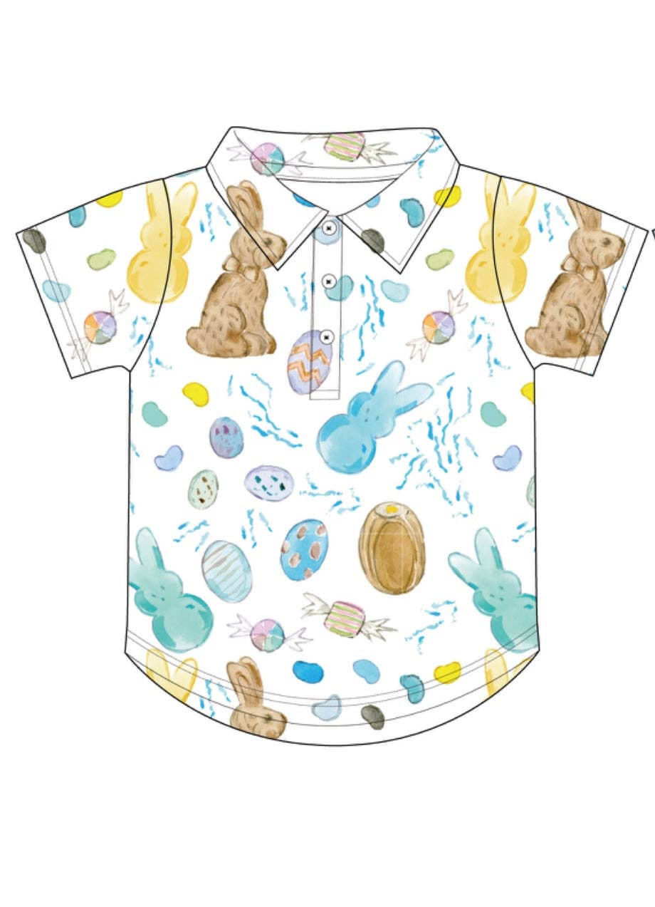 Sweet Bay Clothing - Wholesale T-Shirt - Kids - Easter Candy Polo Shirt1