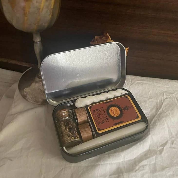 Ohr Judaica - Venta al por mayor Vela aromática de viaje - Kit de Viaje de Shabat y Havdalá de Bolsillo8