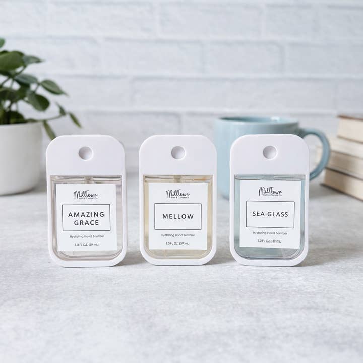 MillTown Bath & Candle Company - Wholesale Hand Sanitizer - Non-Toxic Hand Sanitizer Spray | Natural Clean Ingredients