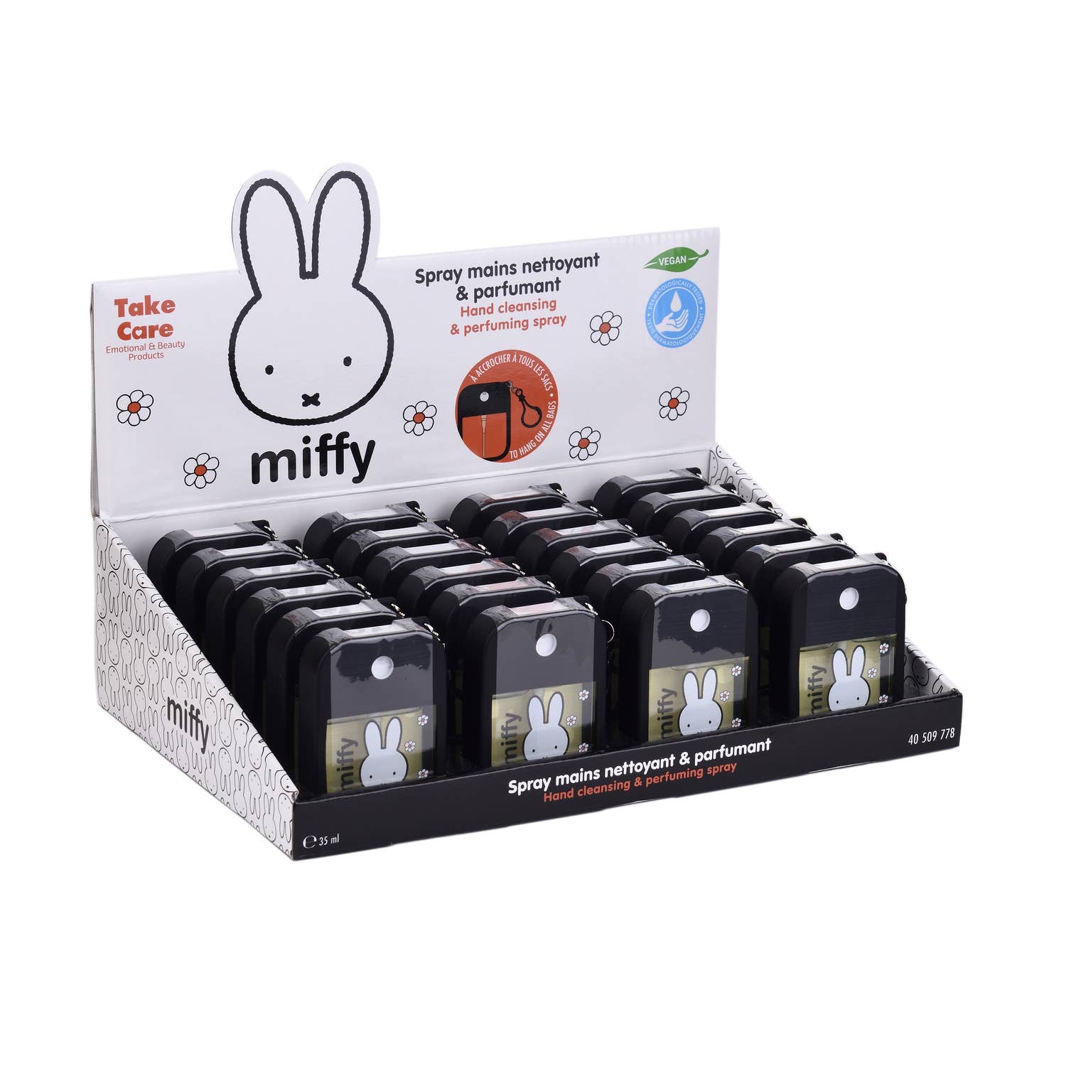 Takecare - Wholesale Hand Sanitizer - Lemon Cleaning Hand Spray and Miffy Silicone Case - 35ml0