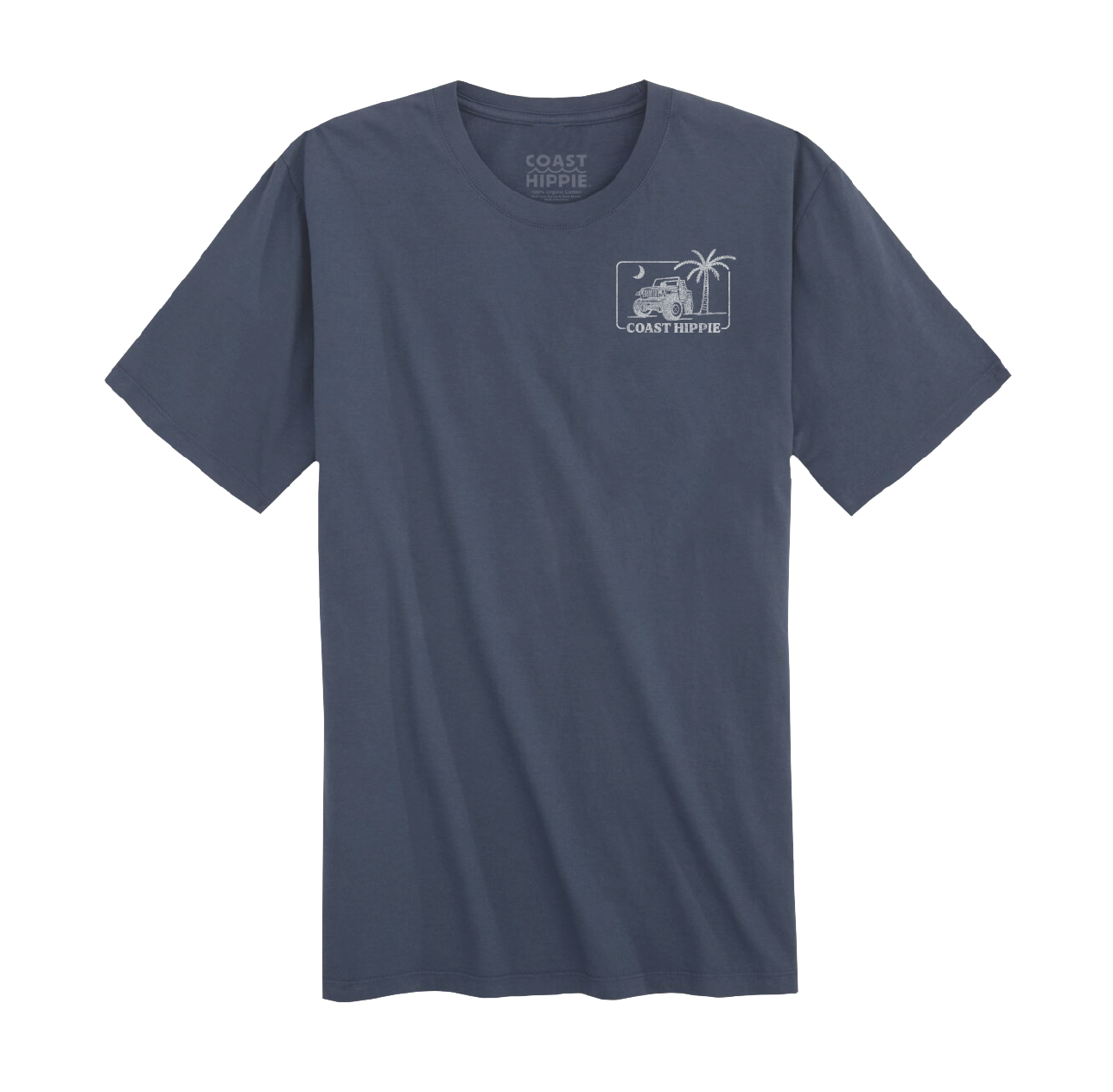 Coast Hippie - Wholesale Screen Printed T-Shirt - Unisex - Palm Jeep SS3