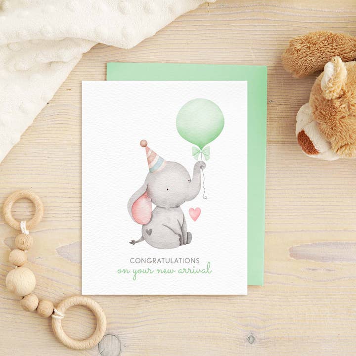 Blue Thistle - Wholesale Baby Card - New Baby Card, Congratulations, Baby Shower, Gender Neutral2