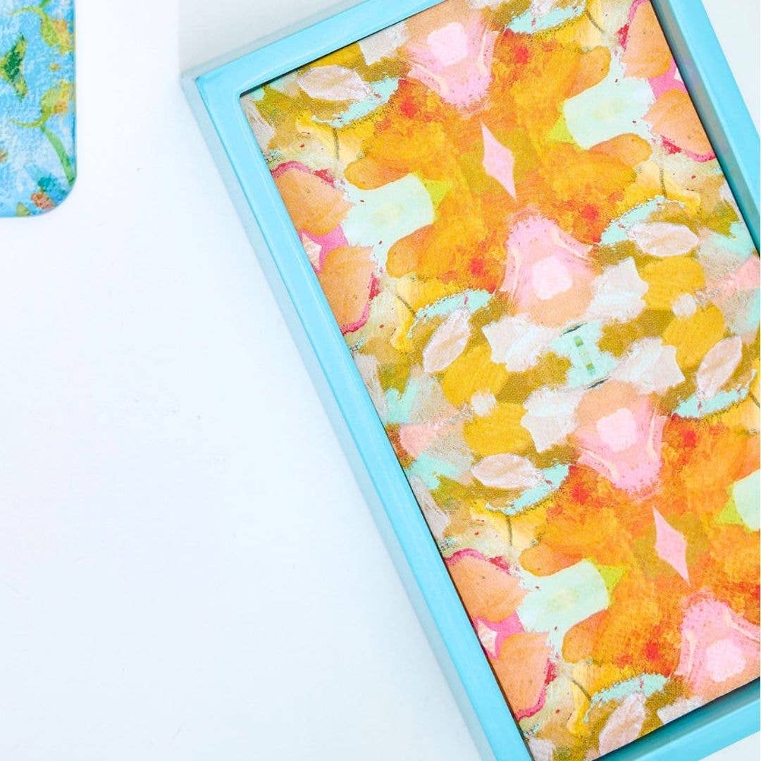 Laura Park Designs - Wholesale Napkin Holder - Light Blue Bamboo Guest Towel Holder3