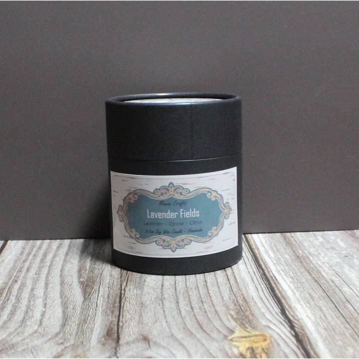 Mousai Crafts - Wholesale Jar/Filled Candle - Lavender Fields 8.5oz Soy Wax Candle7