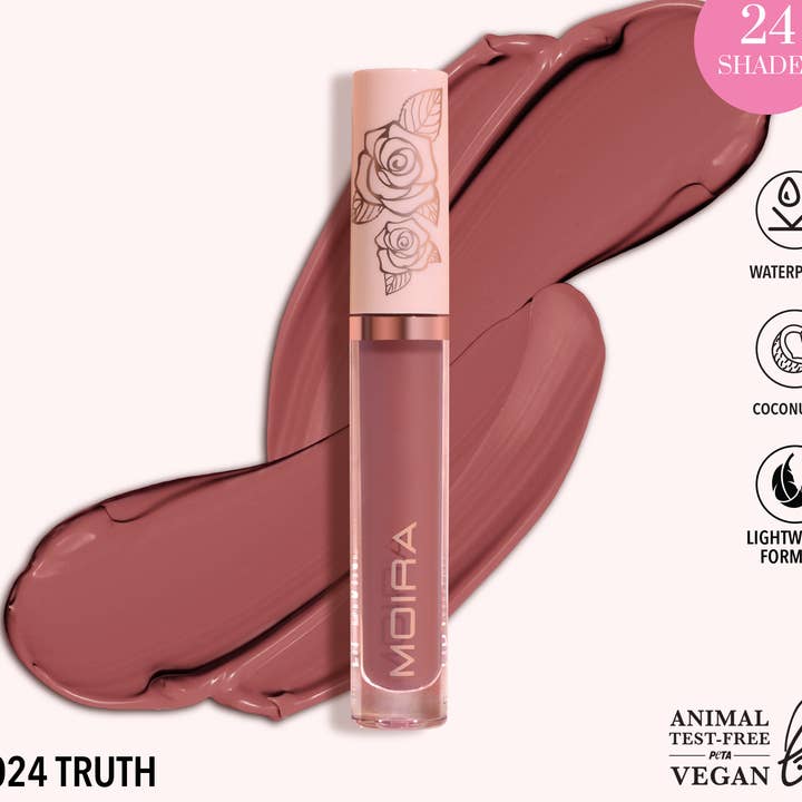 Rouge à lèvres liquide Lip Divine (024, Truth) pour la vente par Moira Cosmetics