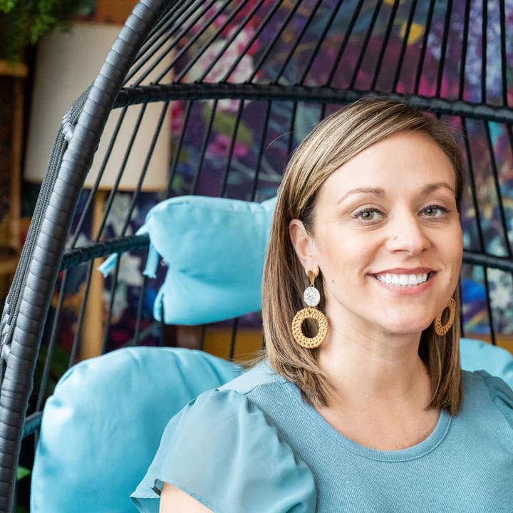 Spiffy & Splendid - Wholesale Dangle Earrings - Lana Earrings - Dark Rattan // Resort, Jewelry